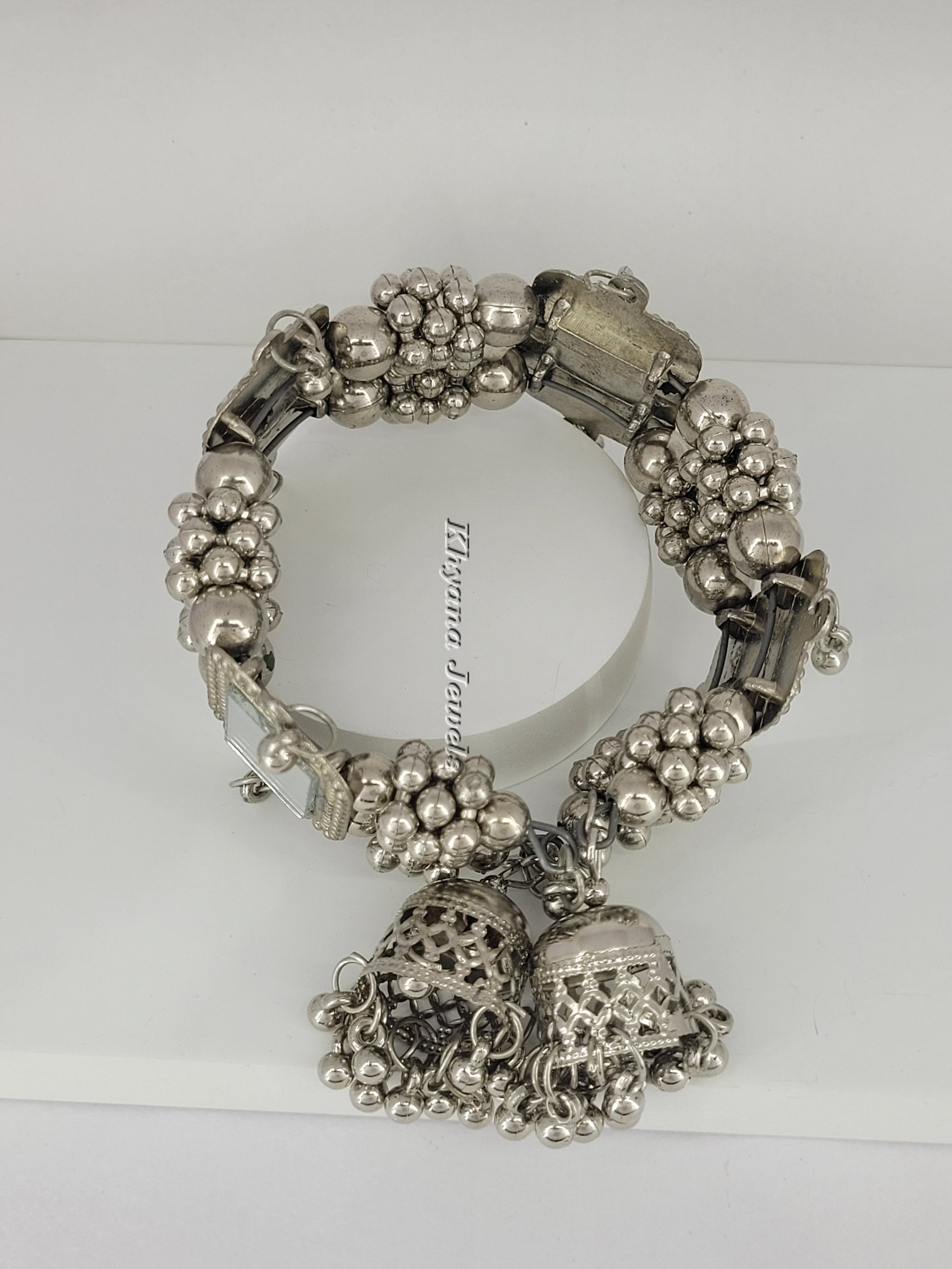 Oxidised Silver Bangle