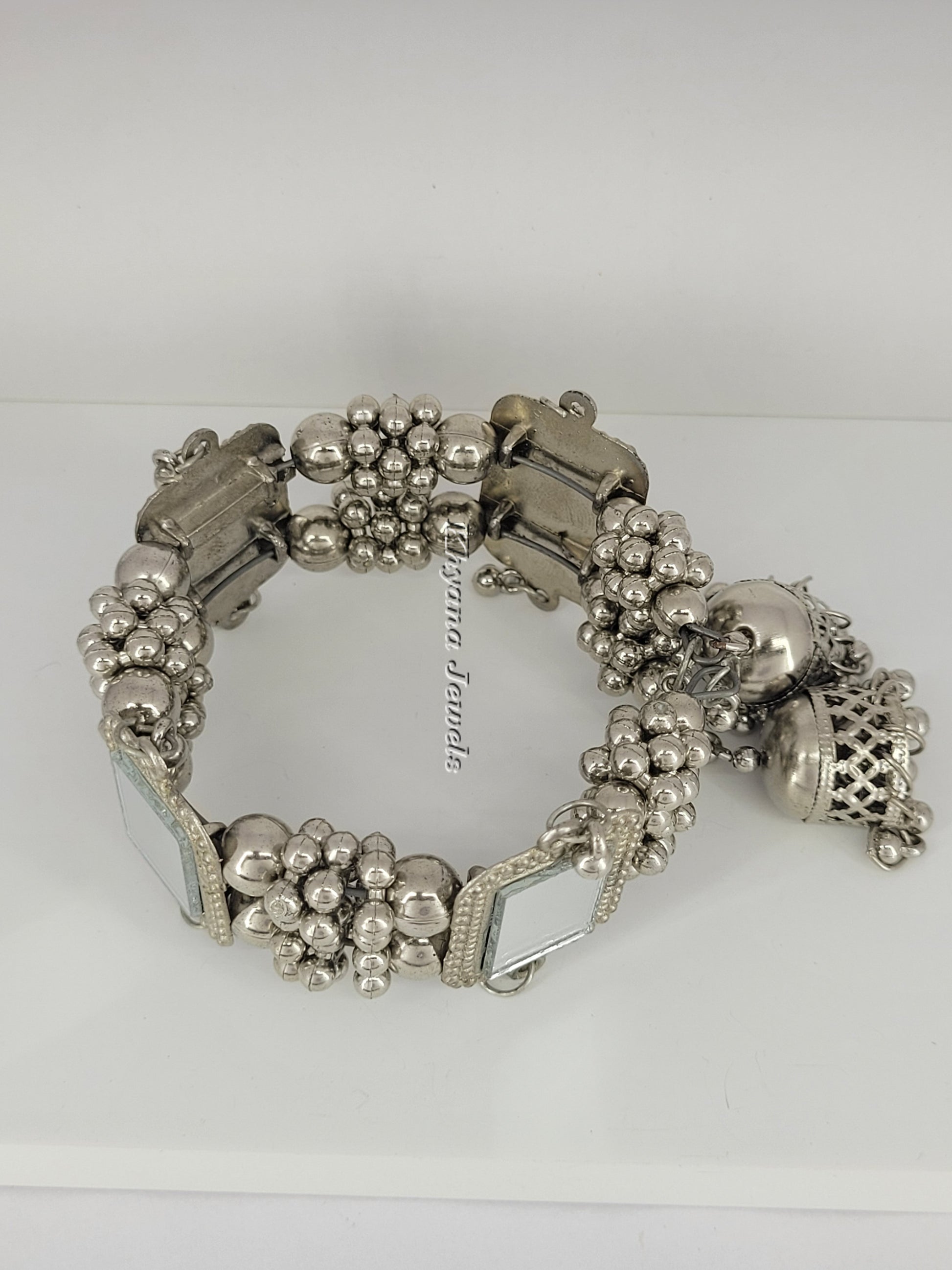 Oxidised Silver Bangle