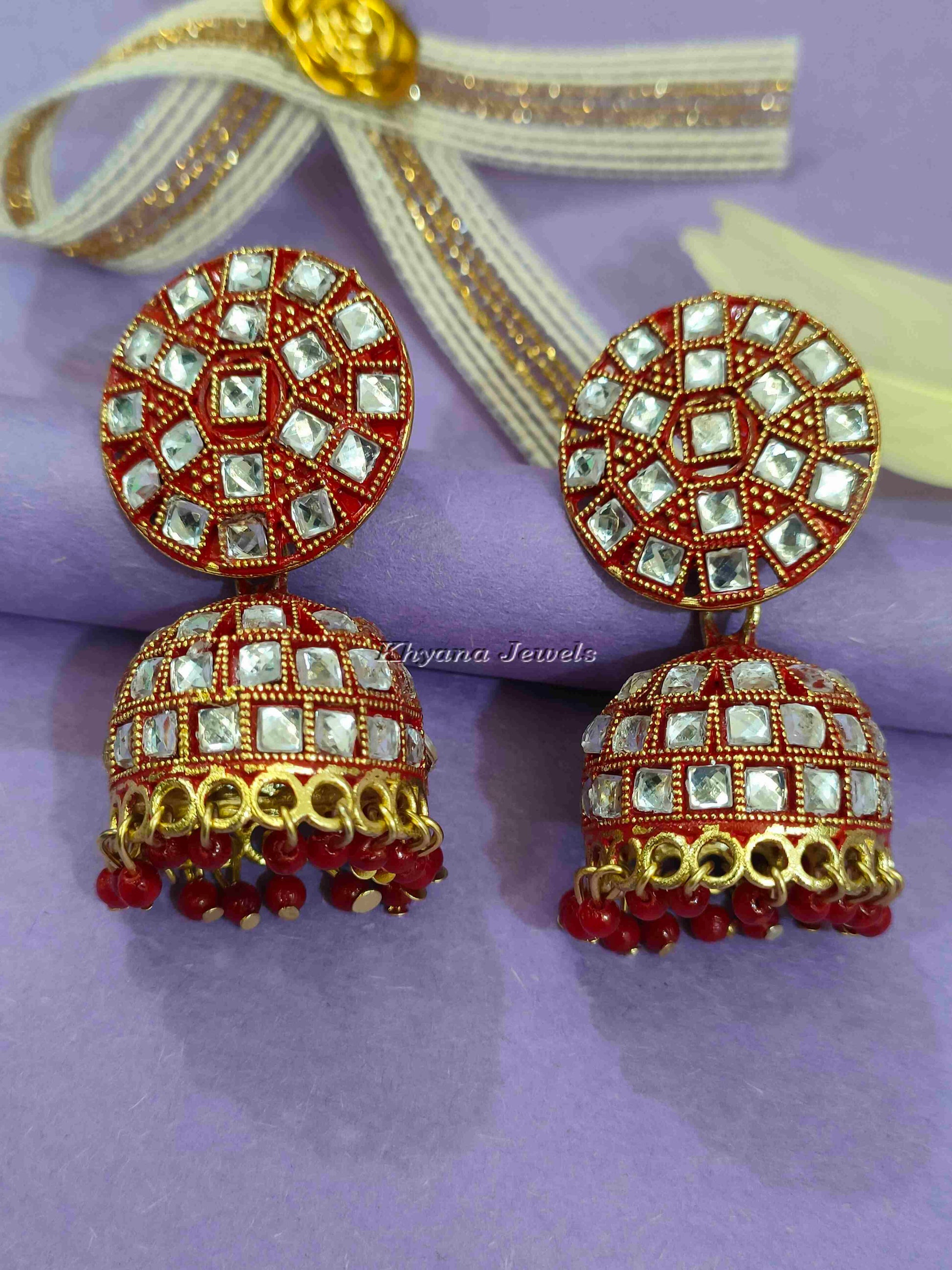 Vintage Oxidised Silver Jhumkas
