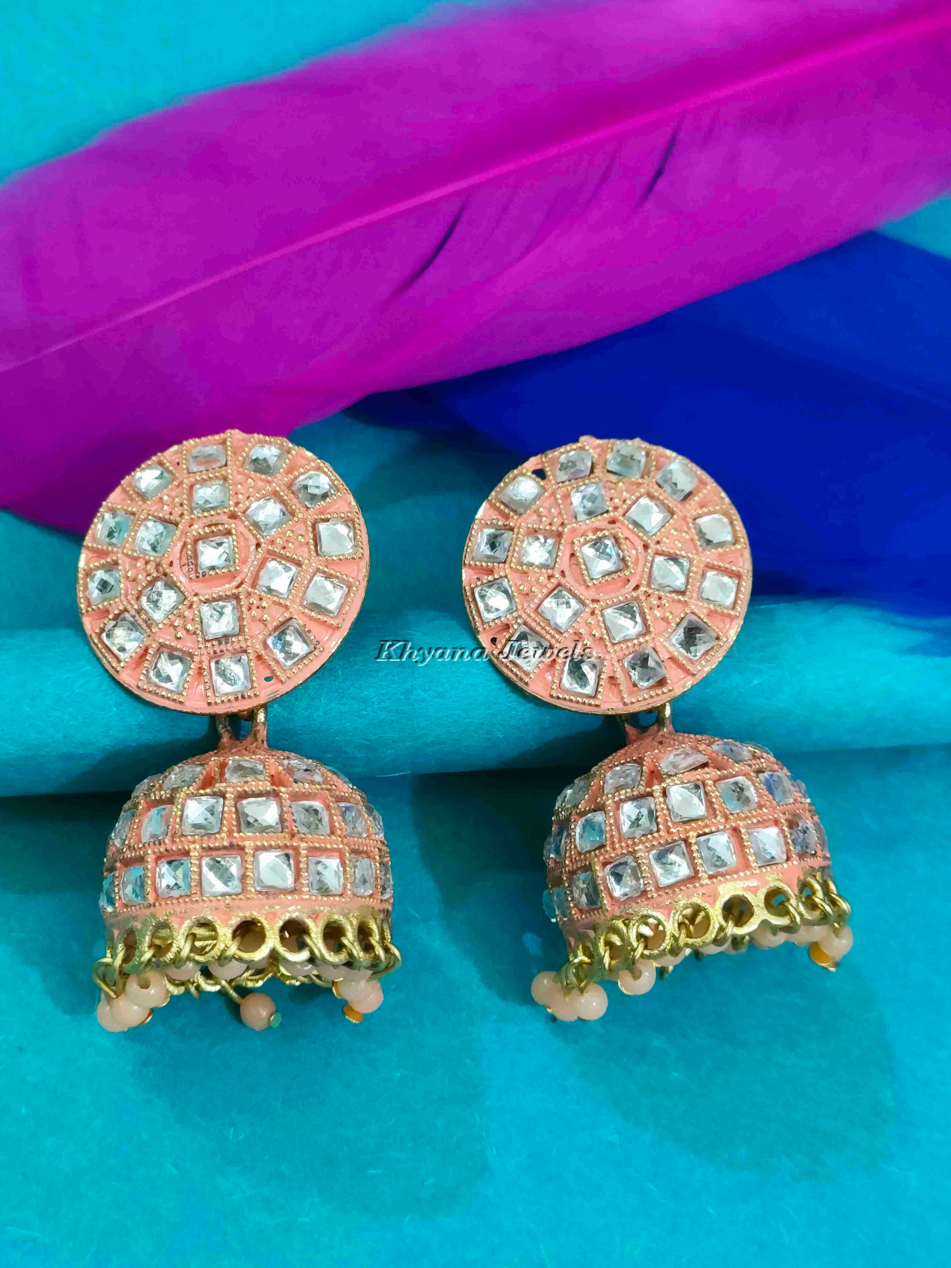 Vintage Oxidised Silver Jhumkas