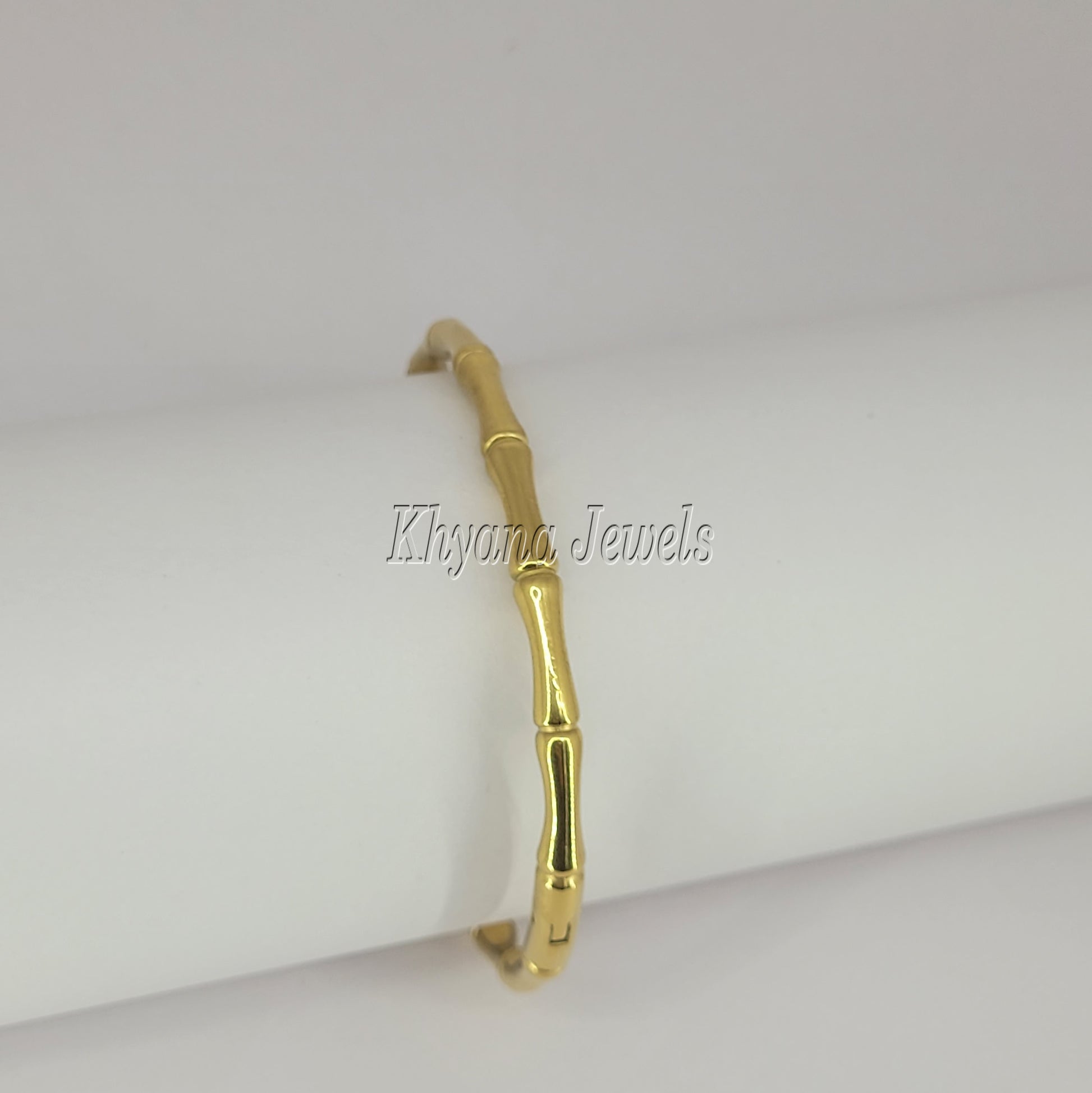 Open Cuff Kada – Adjustable Anti-Tarnish Gold Plated Bangle