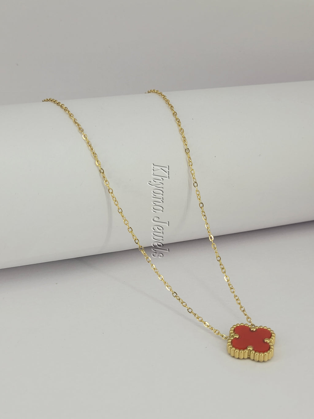 Reversible Clover Necklace – Anti-Tarnish Gold Plated 