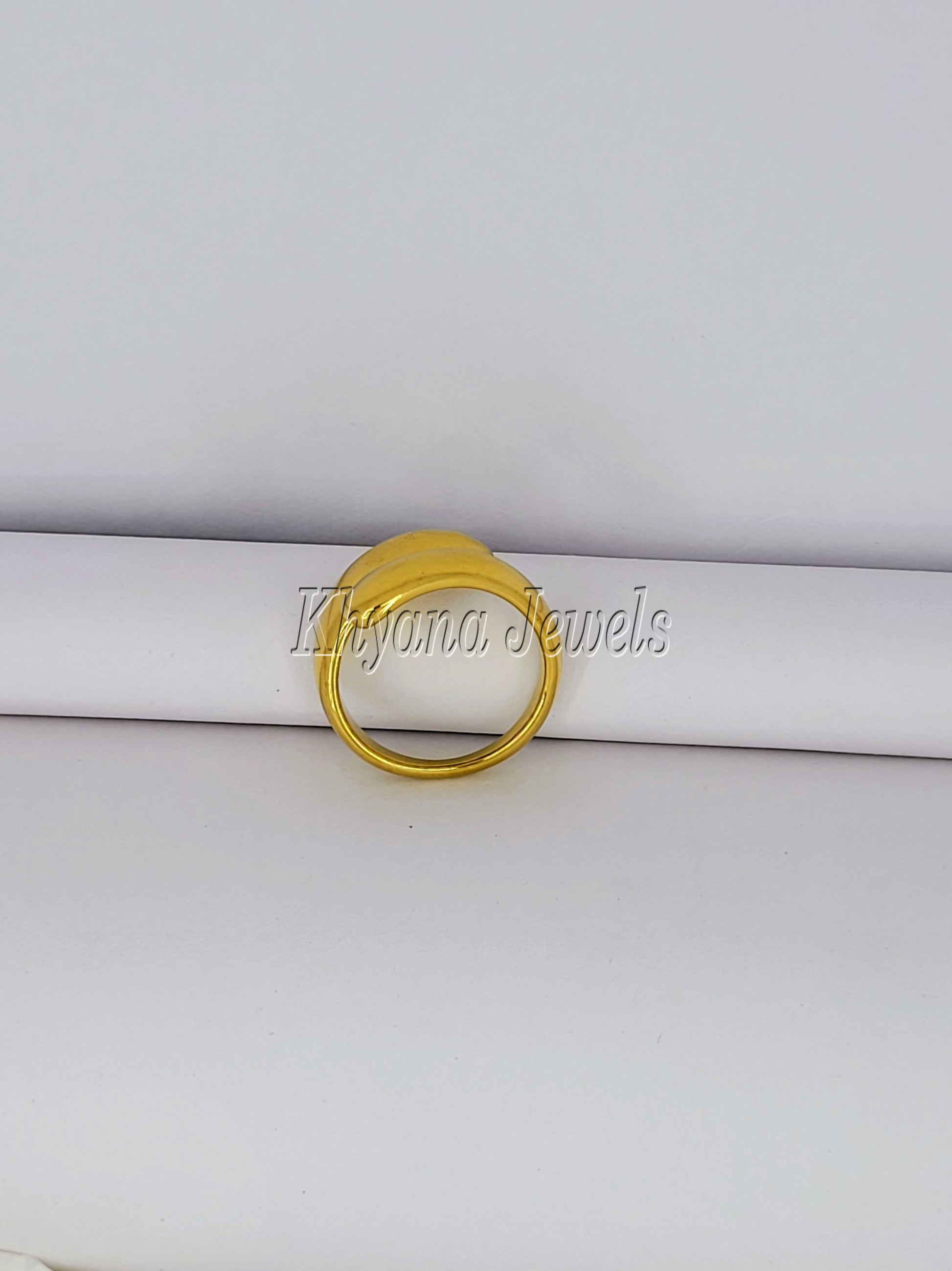 Gold Plated Elegant Leaf Wrap Ring