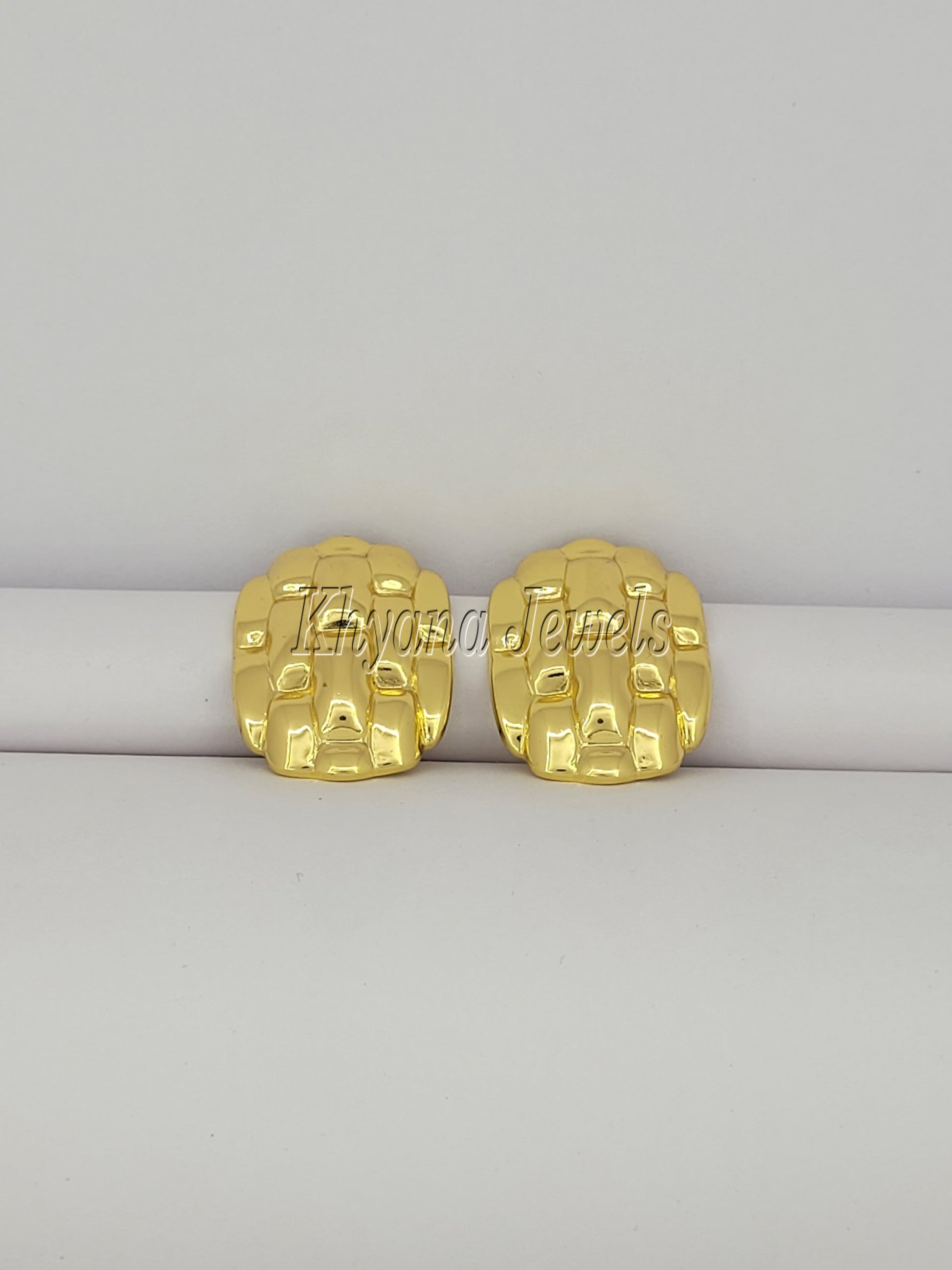 Modern Luxe Gold Plated Anti-Tarnish Studs