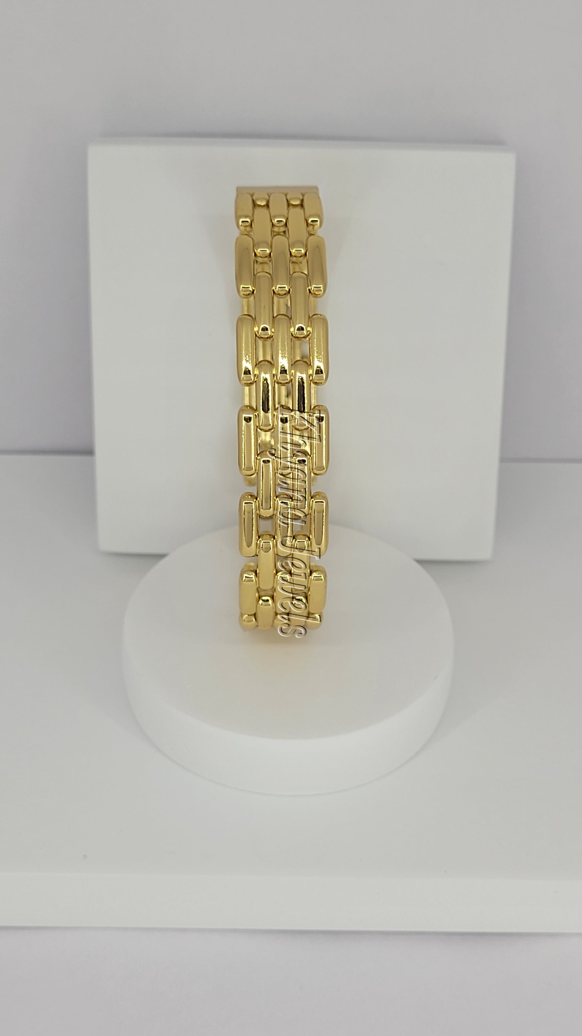 Dual Link Chain Bangle Bracelet