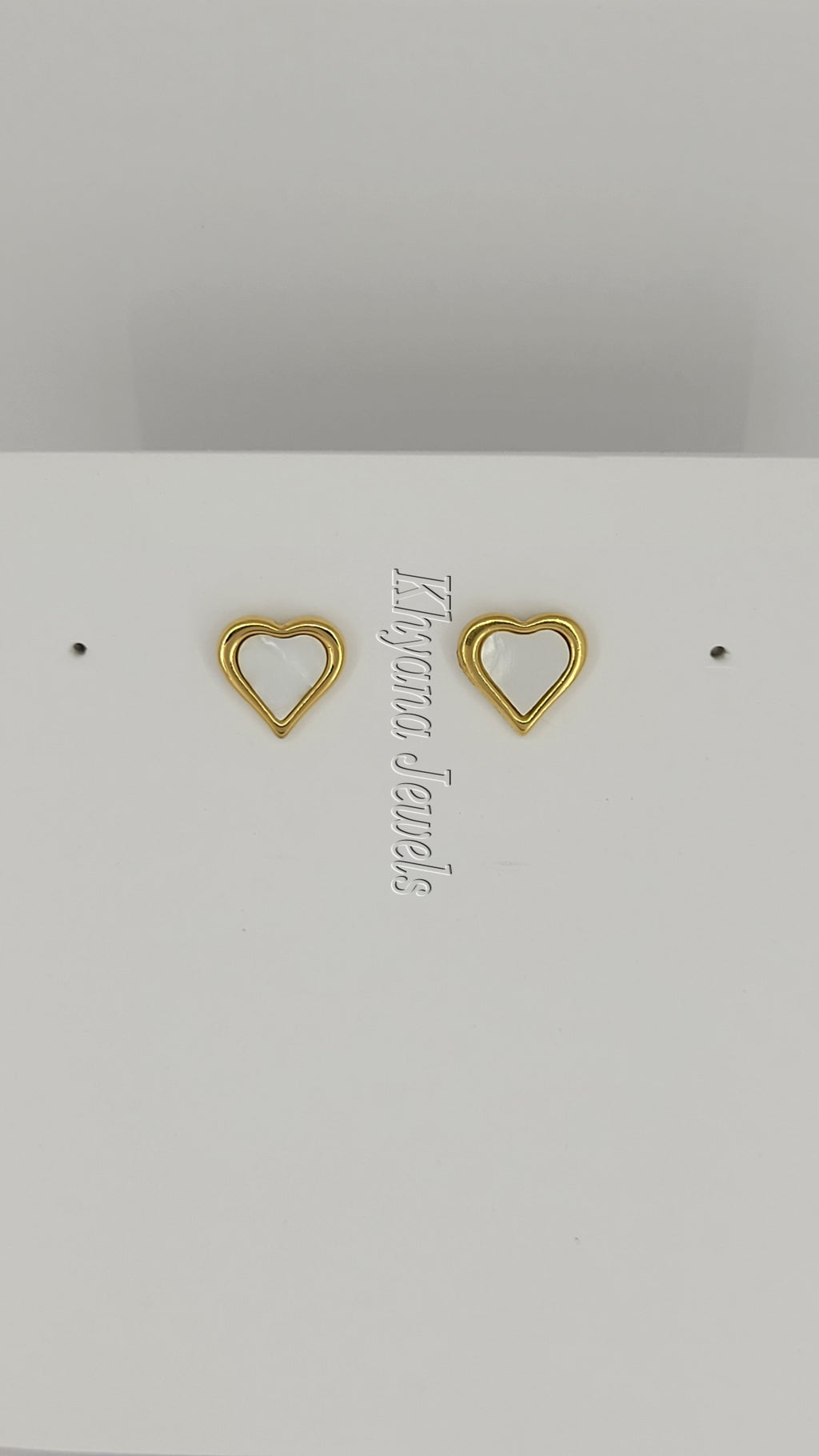 Charming Gold Plated Anti-Tarnish Puffed Heart Earrings