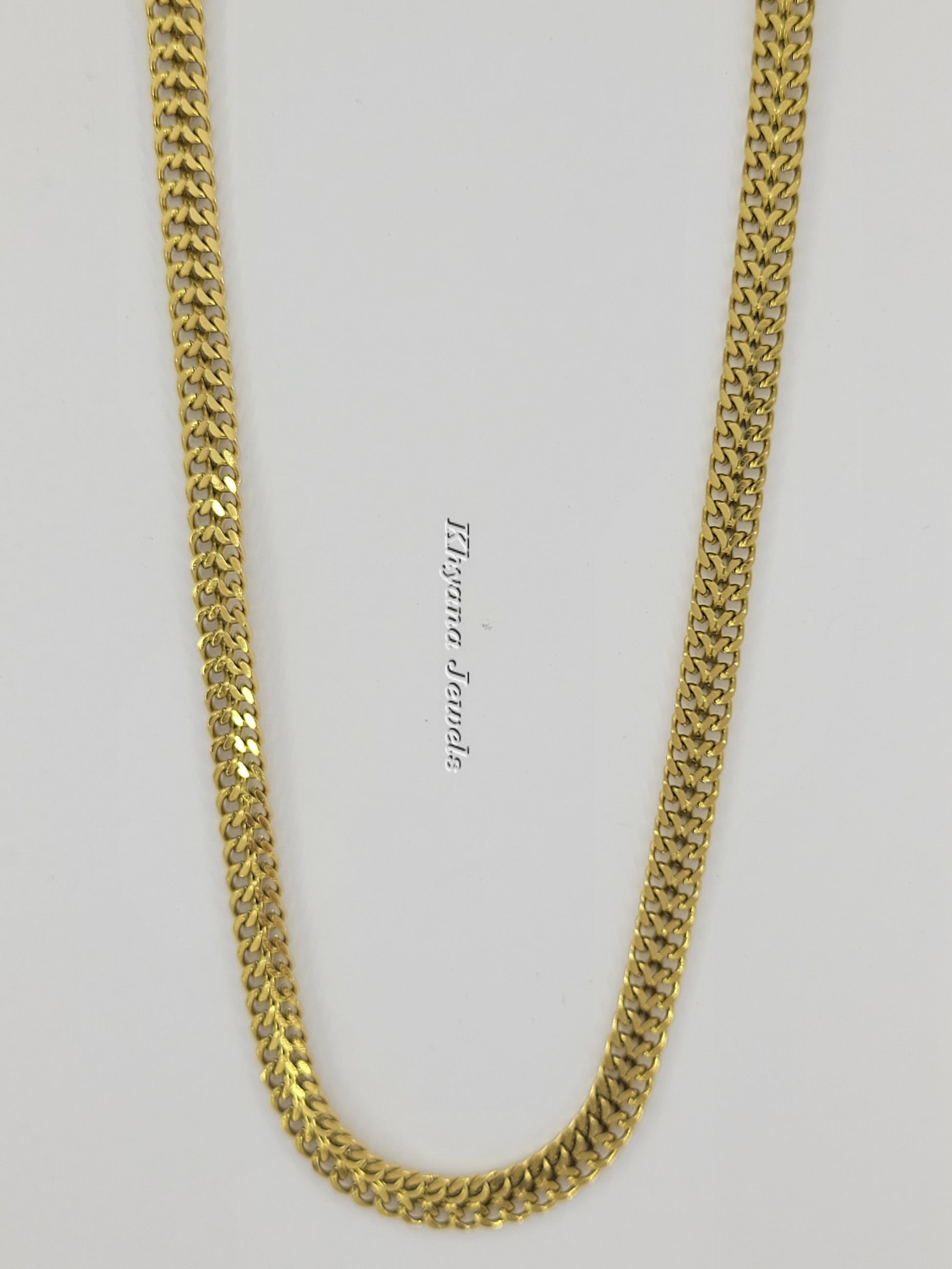 Flat Cuban Link Chain Necklace