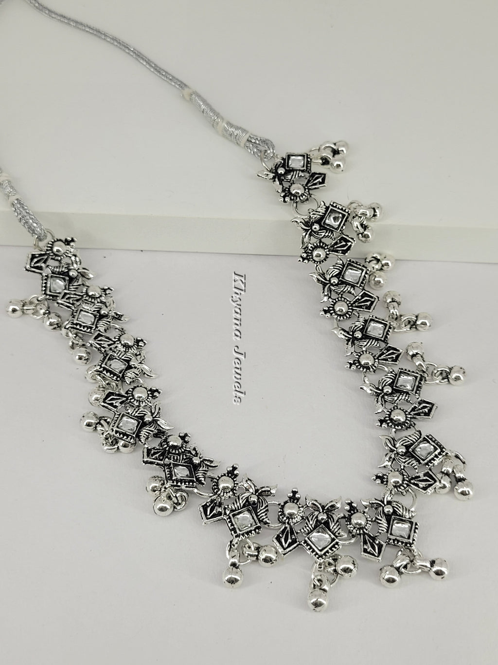 Oxidised Silver Necklace