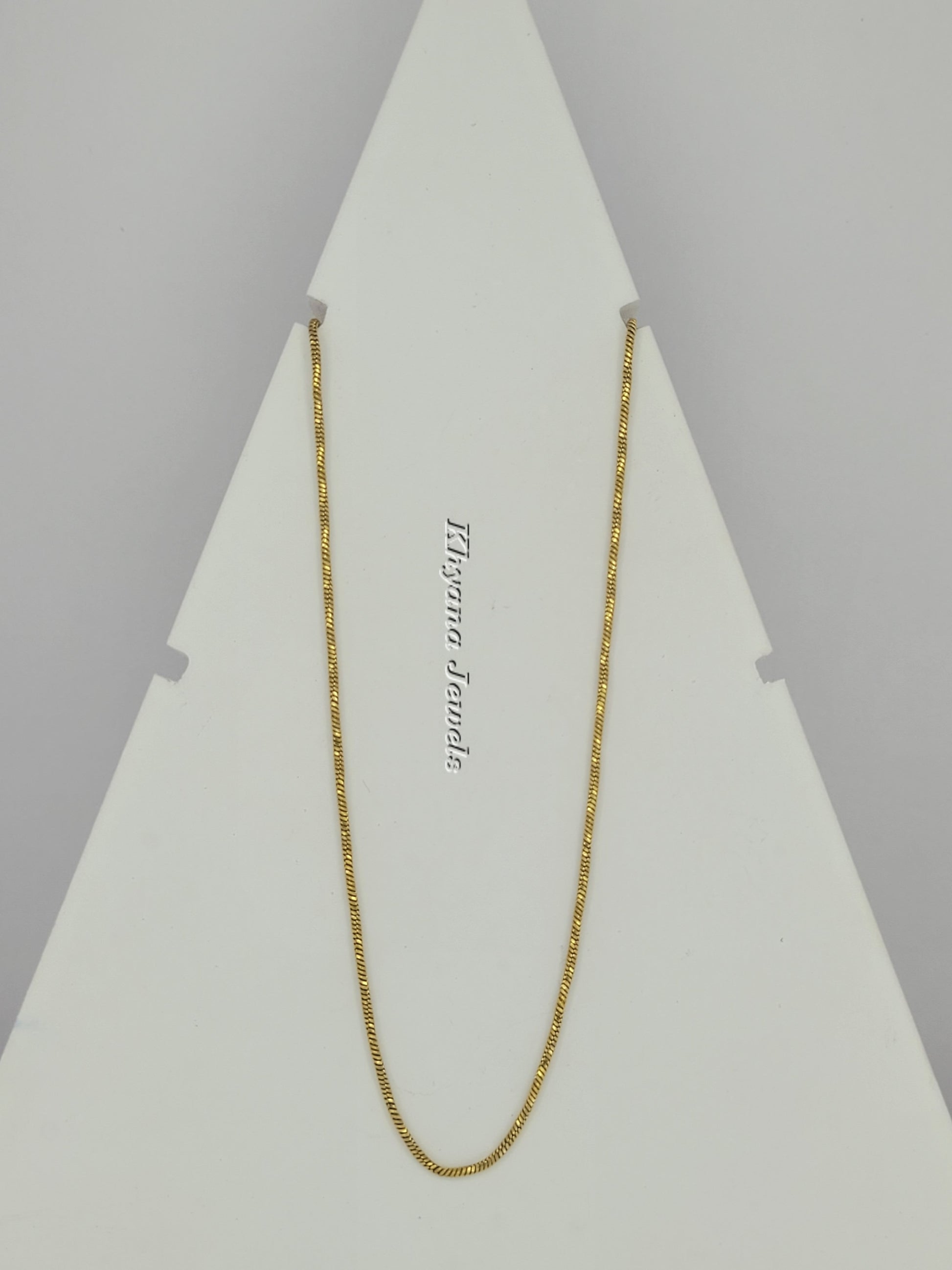 Sleek Snake Chain Necklace