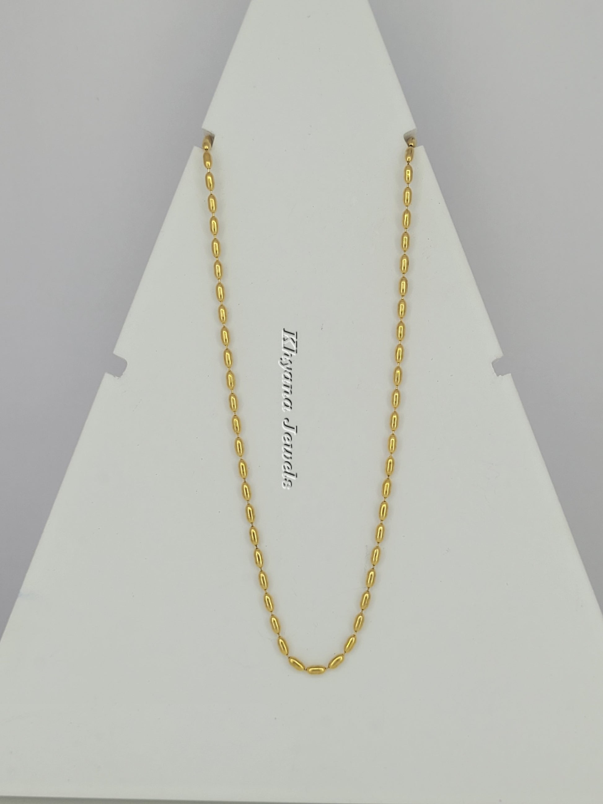 Beaded Link Chain Necklace