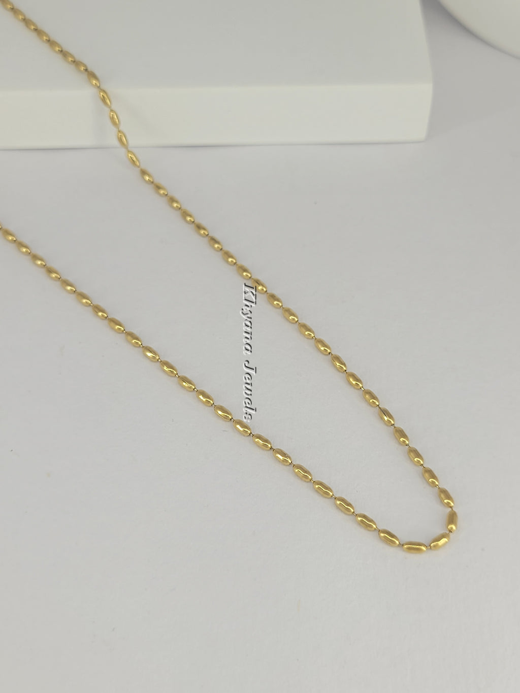 Beaded Link Chain Necklace