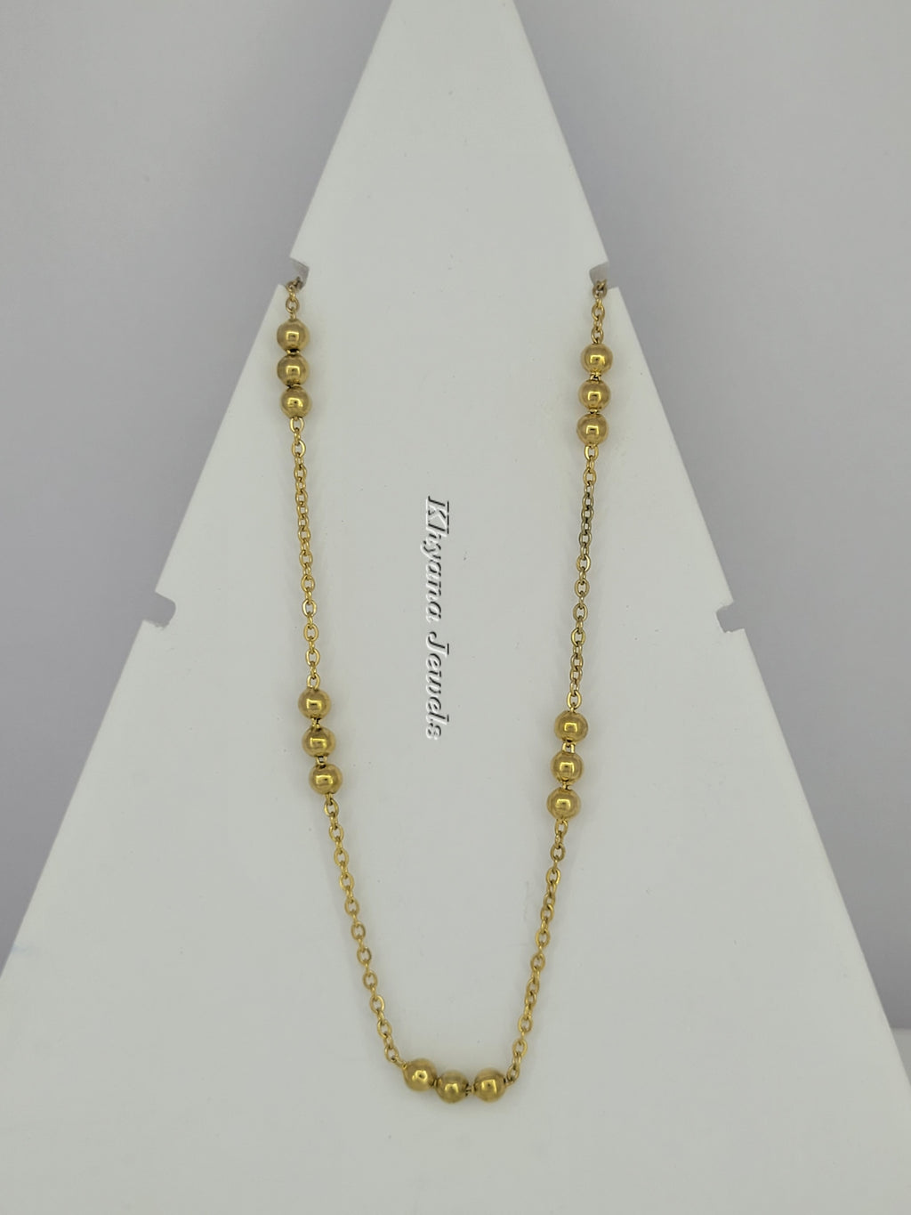 Beaded Station Necklace