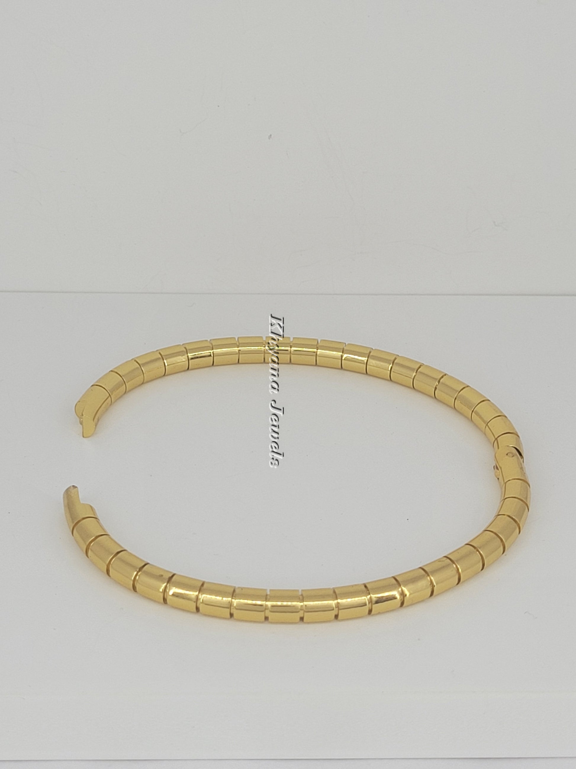 Sleek Segment Flexible Bangle